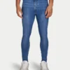 Men’s spray-on jean – mid blue Men’s spray-on jean – mid blue