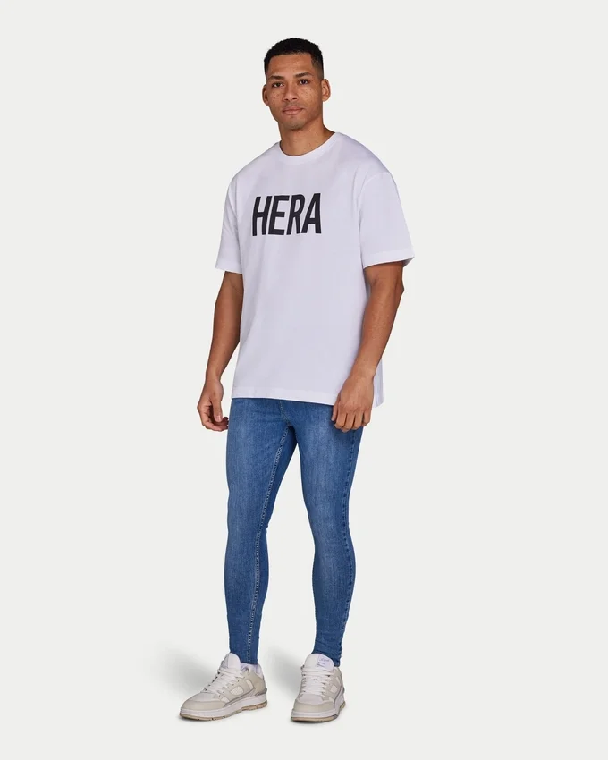 Men’s spray-on jean – mid blue Men’s spray-on jean – mid blue
