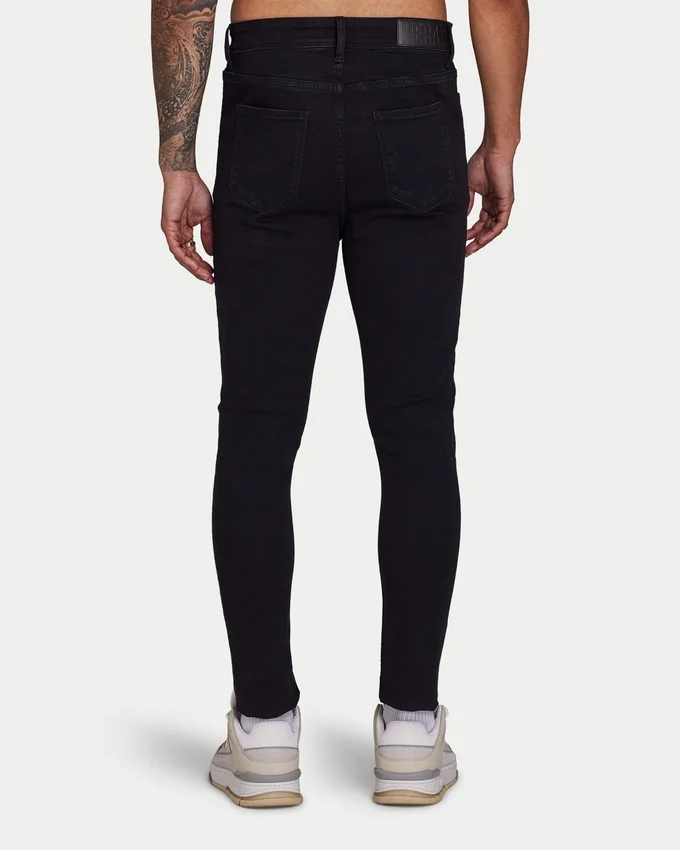 Men’s spray-on jeans – black Men’s spray-on jeans – black