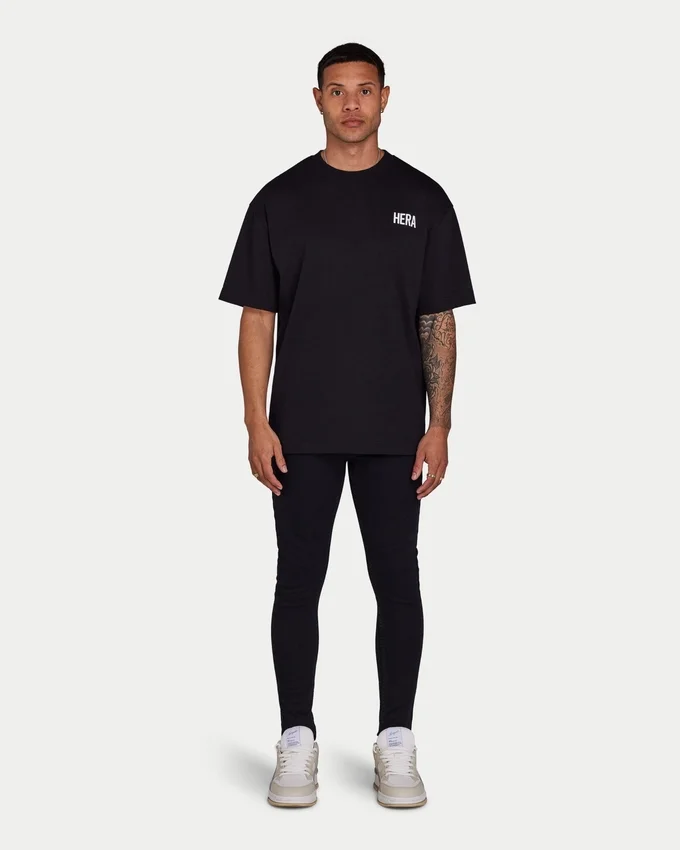 Men’s spray-on jeans – black Men’s spray-on jeans – black