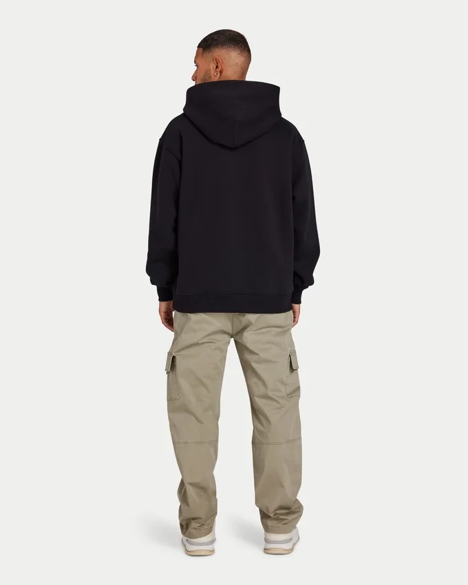 Mens collective oversized hoodie – black Mens collective oversized hoodie – black