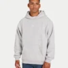 Mens collective oversized hoodie – grey marl