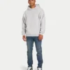 Mens collective oversized hoodie – grey marl