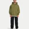 Mens collective oversized hoodie – olive green Mens collective oversized hoodie – olive green