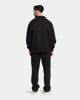 Mens collective oversized ¼ zip sweatshirt