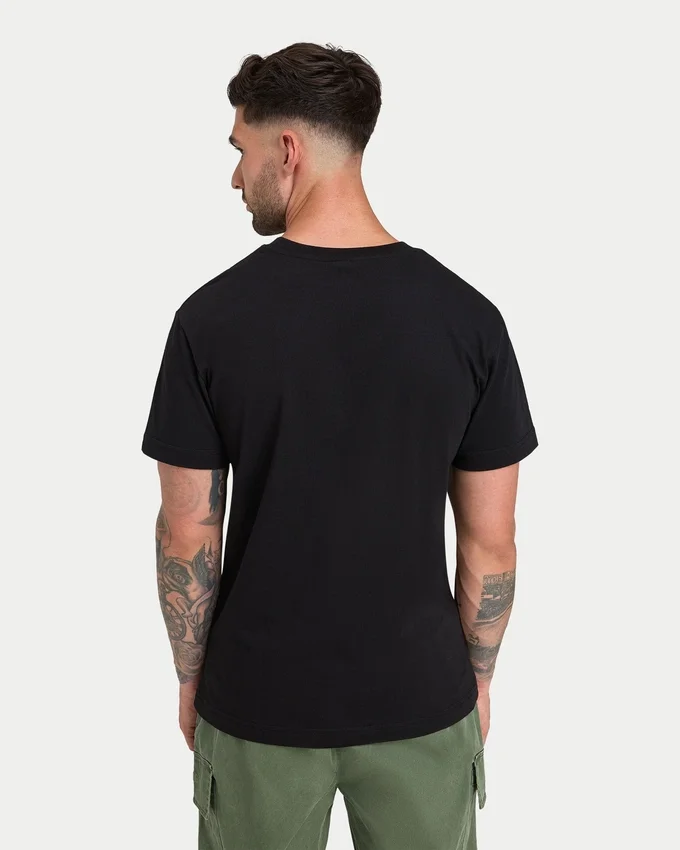 Mens collective regular fit t-shirt – black Mens collective regular fit t-shirt – black