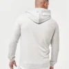 Mens focus slim fit hoodie – grey marl