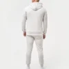 Mens focus slim fit hoodie – grey marl