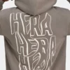 Mens graffiti oversized hoodie