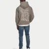 Mens graffiti oversized hoodie