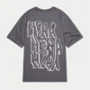 Mens graffiti oversized t-shirt