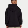 Mens label hoodie – black Mens label hoodie – black