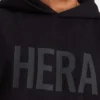 Mens label hoodie – black Mens label hoodie – black