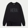 Mens label long sleeve t-shirt – black
