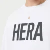 Mens label long sleeve t-shirt – white