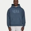 Mens label oversized hoodie