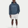 Mens label oversized hoodie