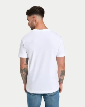 Mens label regular fit t-shirt – white