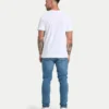Mens label regular fit t-shirt – white