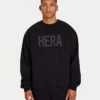 Mens label sweatshirt – black Mens label sweatshirt – black