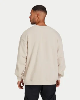 Mens label sweatshirt – oatmeal