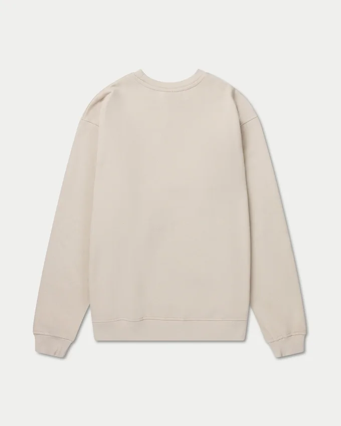 Mens label sweatshirt – oatmeal Mens label sweatshirt – oatmeal