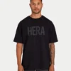 Mens label t-shirt – black