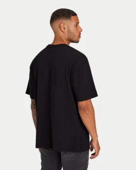 Mens label t-shirt – black
