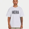 Mens label t-shirt – white