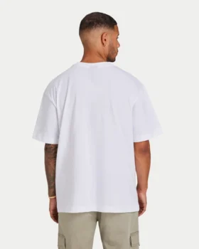 Mens label t-shirt – white