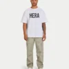 Mens label t-shirt – white