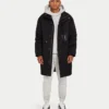 Mens layer parka jacket – black Mens layer parka jacket – black