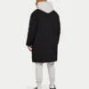 Mens layer parka jacket – black Mens layer parka jacket – black