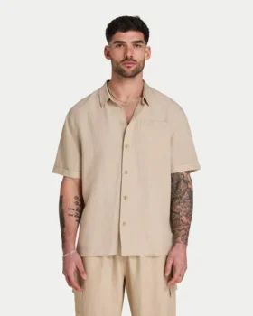 Mens linen short sleeve shirt Mens linen short sleeve shirt