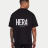 Mens oversized staple t-shirt – black Mens oversized staple t-shirt – black