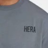 Mens oversized staple t-shirt – charcoal grey