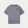 Mens oversized staple t-shirt – charcoal grey
