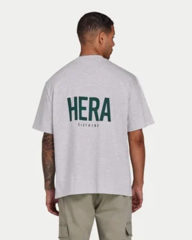 mens oversized staple t shirt grey marl 1 280x350 - Mens oversized staple t-shirt - grey marl