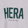 Mens oversized staple t-shirt – grey marl