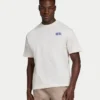 Mens oversized staple t-shirt – off white