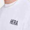 Mens oversized staple t-shirt – white