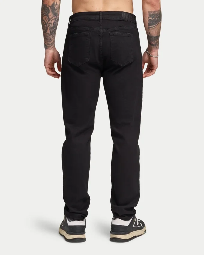 Mens relaxed denim jean – black Mens relaxed denim jean – black