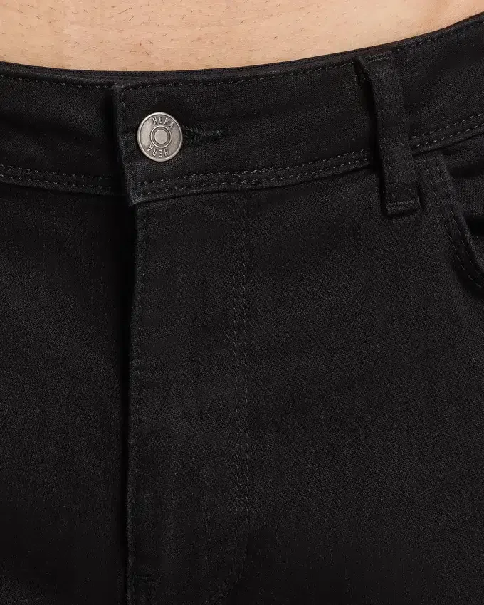 Mens relaxed denim jean – black Mens relaxed denim jean – black