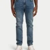 Mens relaxed denim jean – mid wash