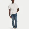 Mens relaxed denim jean – mid wash