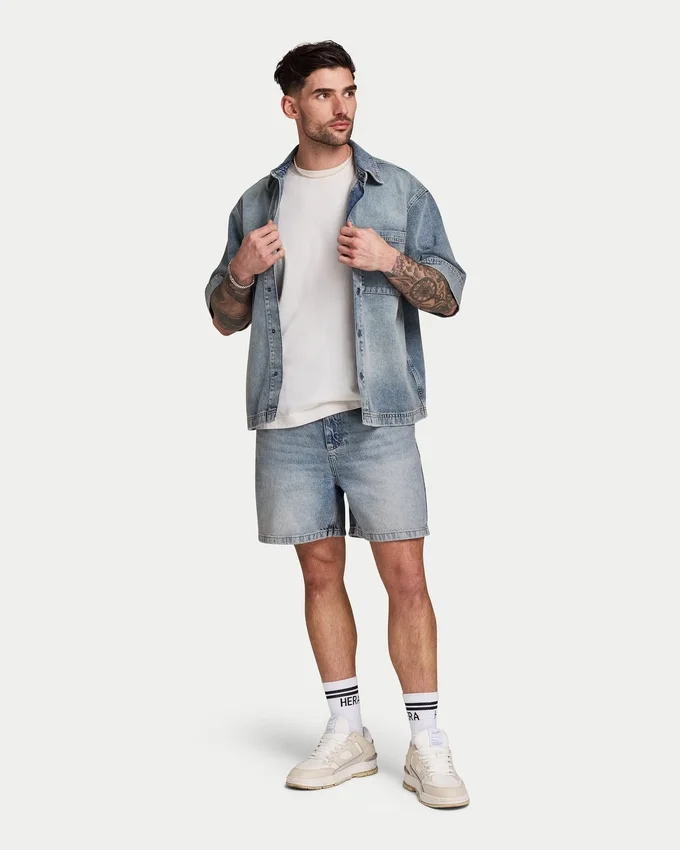 Mens relaxed denim short Mens relaxed denim short