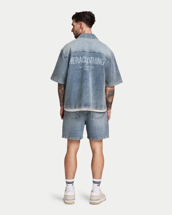 Mens relaxed denim short Mens relaxed denim short