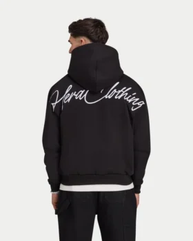 Mens script heavyweight hoodie