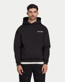 Mens script heavyweight hoodie