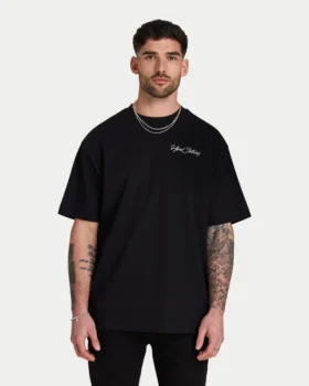Mens script oversized t-shirt